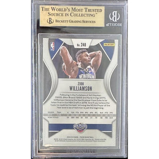 Zion Williamson RC 2019-20 Panini Prizm #248 BGS 9.5