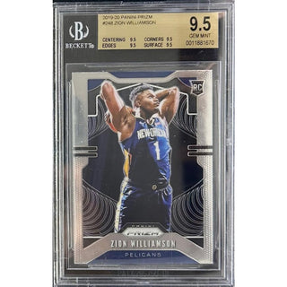 Zion Williamson RC 2019-20 Panini Prizm #248 BGS 9.5