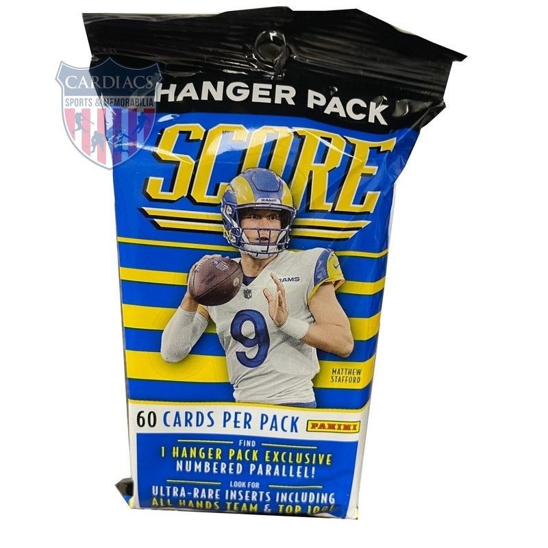 18 Panini Score Football Hanger Box Trading Cards