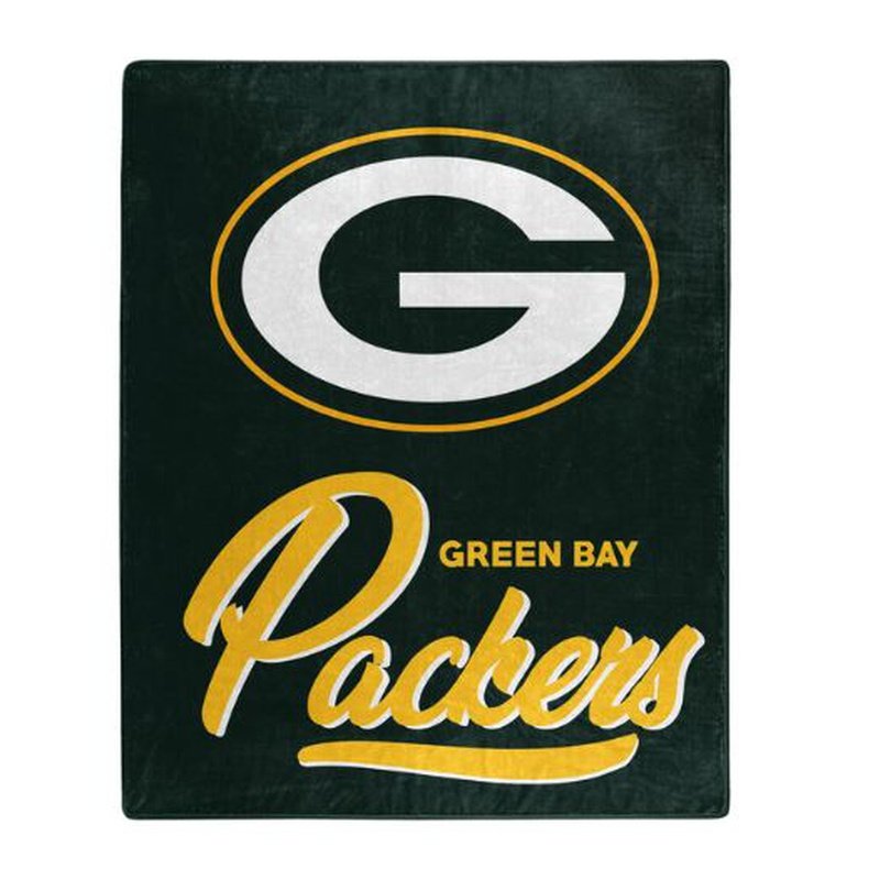 Green Bay Packers 50'' x 60'' Plush Raschel Throw