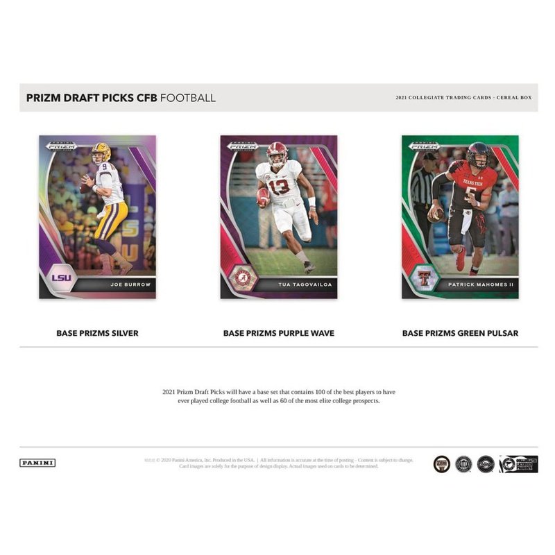 2023 Panini Prizm Draft Picks Collegiate Football Trading Card Box