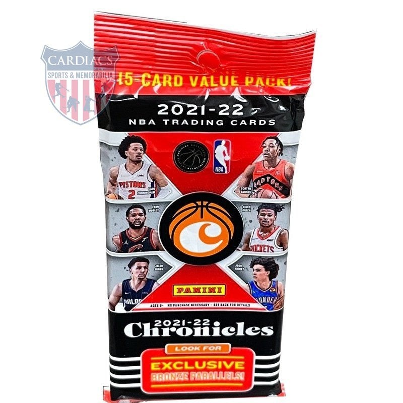 2021-22 Panini NBA Chronicles Basketball Trading Card Hanger Pack