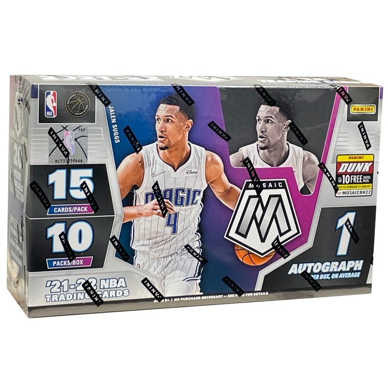 2021-22 Panini Mosaic Basketball Hobby Box – CARDIACS Sports & Memorabilia