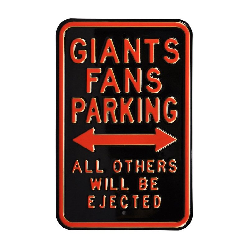 San Francisco Giants Sign Metal Parking - Sports Fan Shop