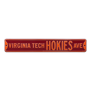 Virginia Tech Hokies Steel Street Sign-VIRGINIA TECH HOKIES AVE