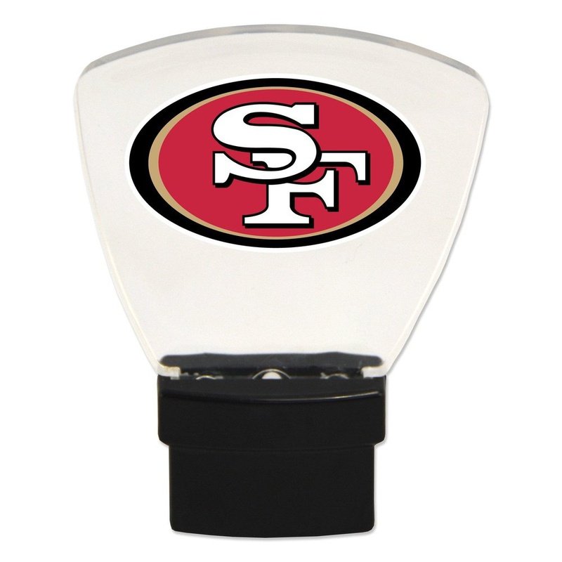 Team Sports America San Francisco 49ers Red LED Auto On/Off Night Light in  the Night Lights department at